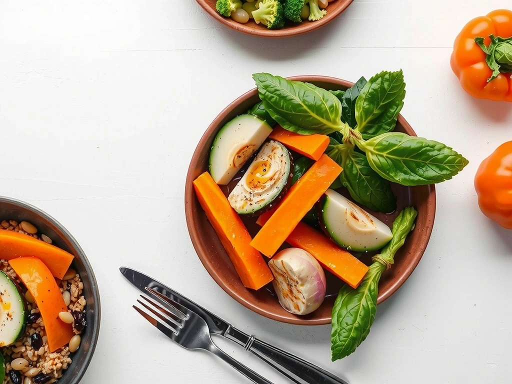 Menu végétarien équilibré